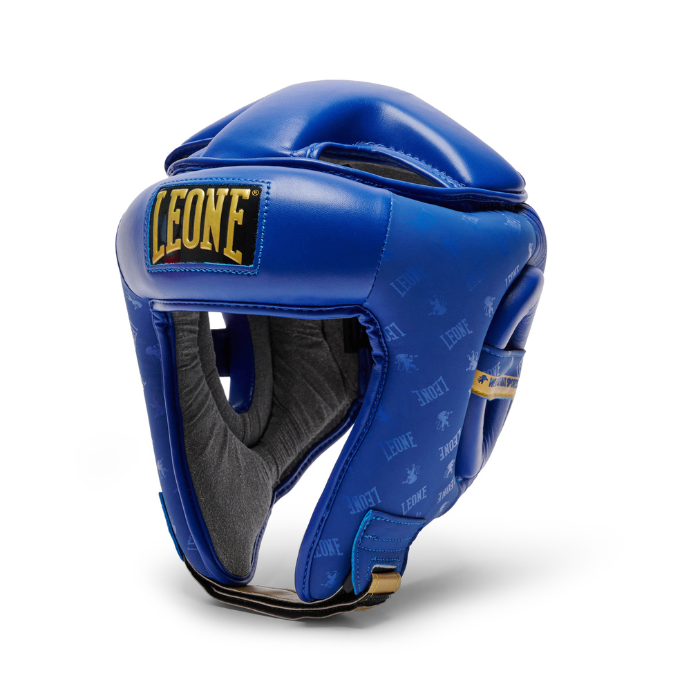 Kask model DNA, niebieski kask do sportów walki oraz boksu marki Leone1947